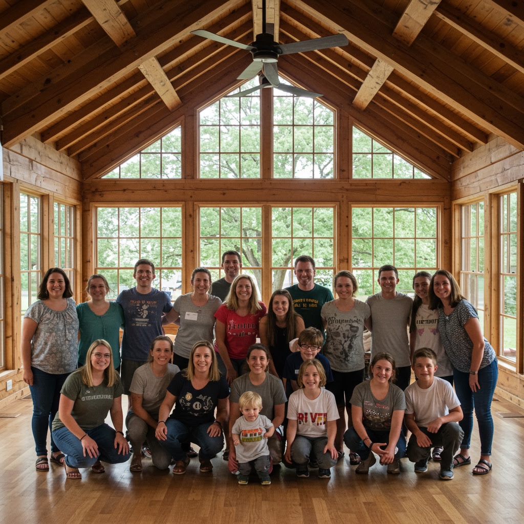 Community gathering at The Live Oak Center